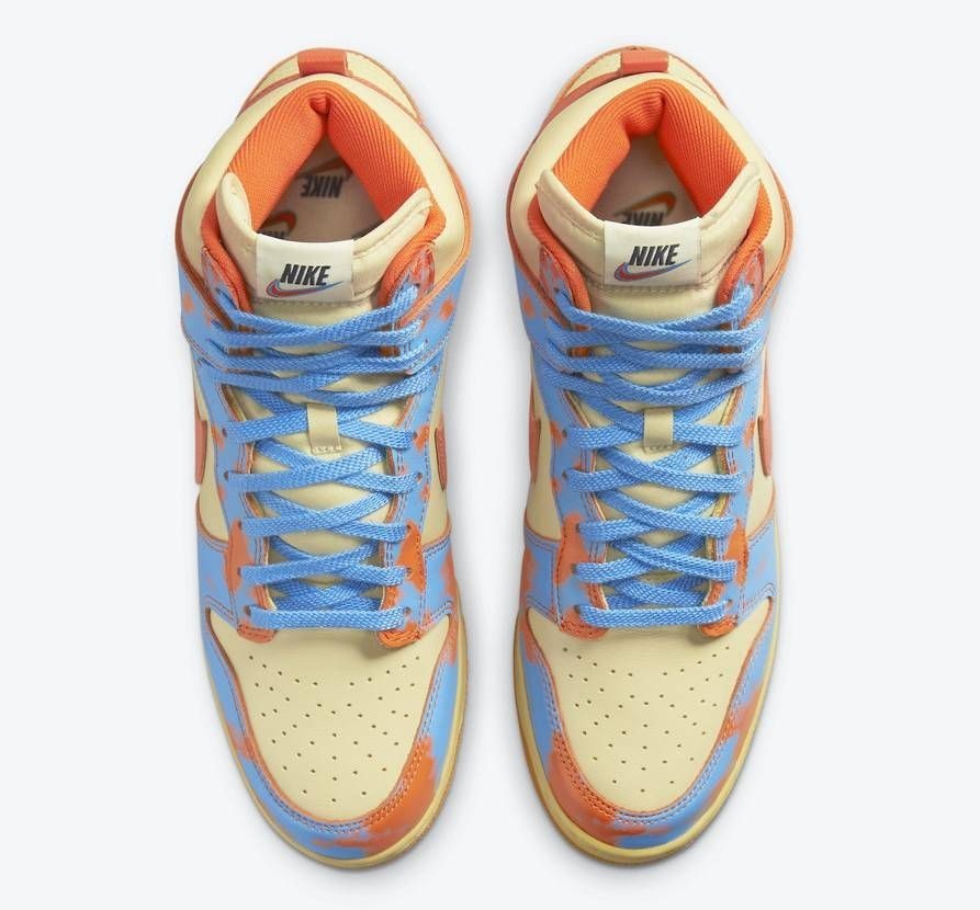 DD9404-800 Nike Dunk High 1985 SP "Orange Acid Wash" (Men's)