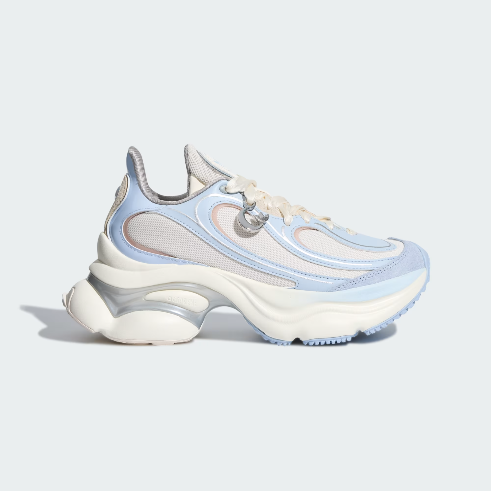 LA3789 Adidas Ozvenuz "Core White/Crystal Sky" (Women's)