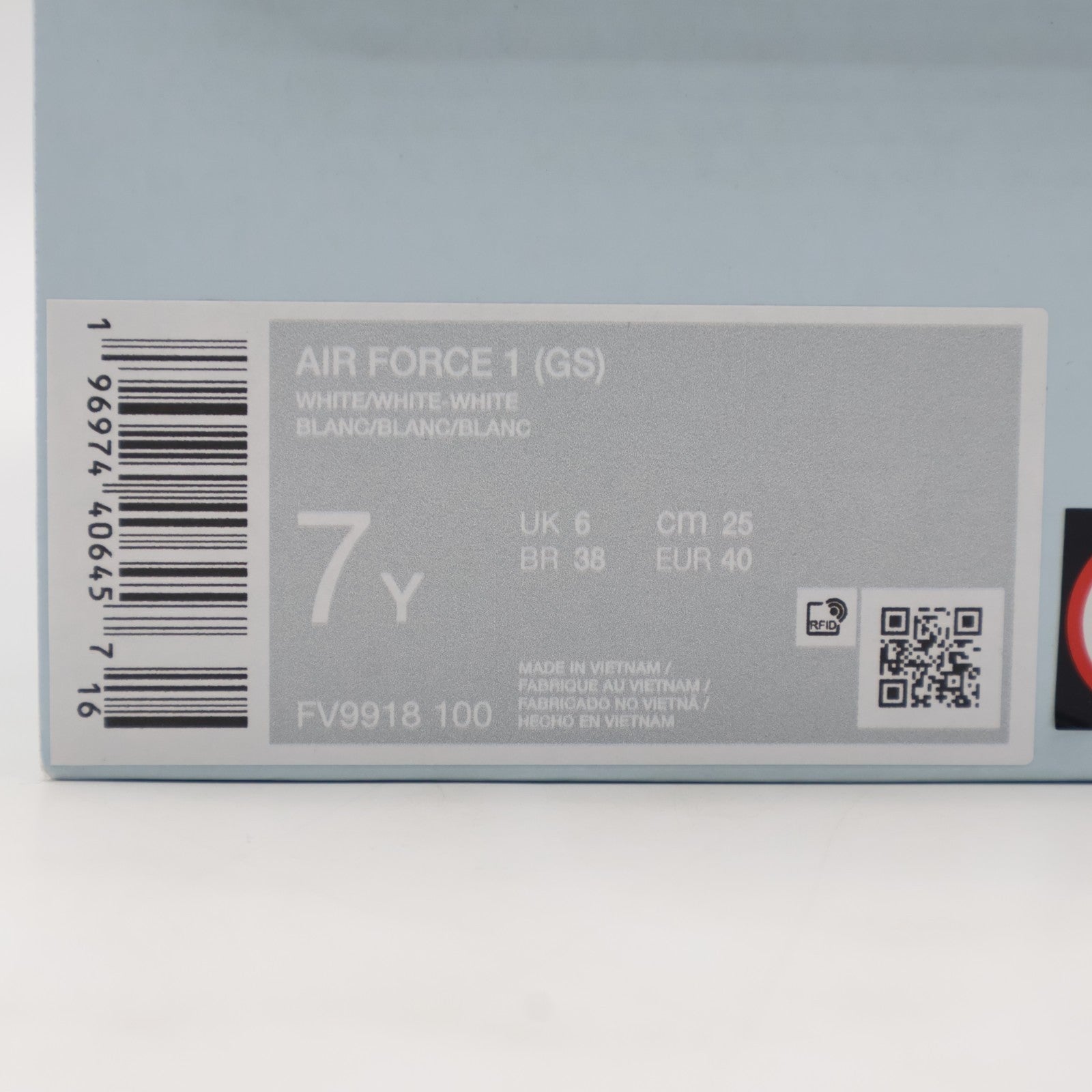 FV9918-100 Drake NOCTA Nike GS Air Force 1 Low Love You Forver White
