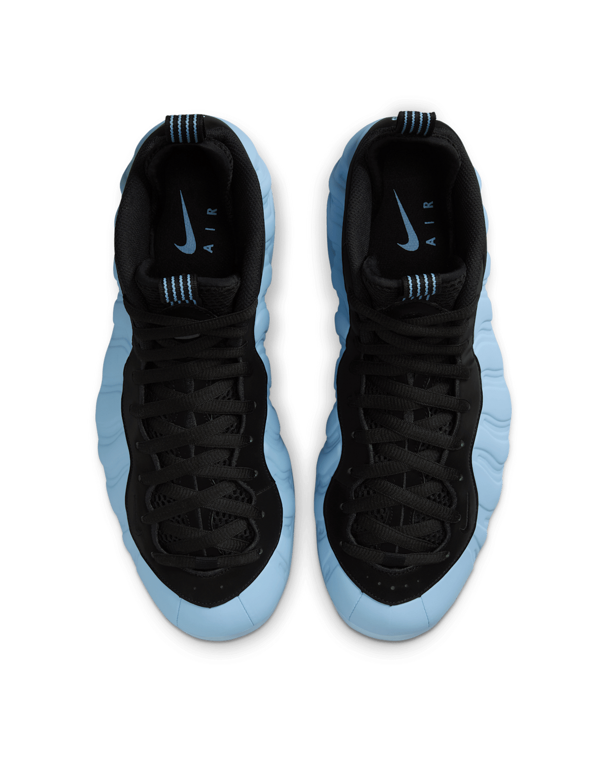HJ6014-400 Nike Air Foamposite One Psychic Blue and Black (Men's)