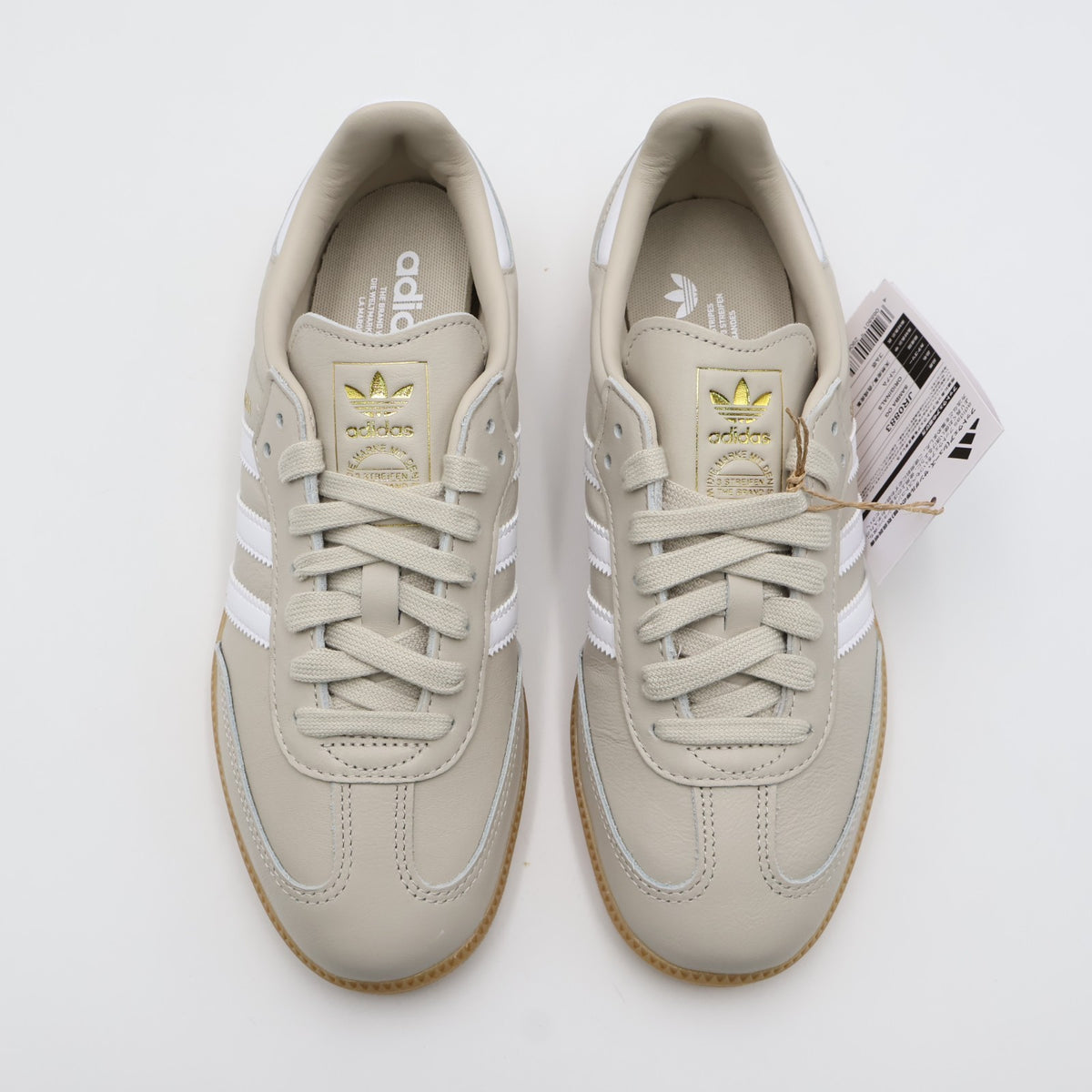 JR0883 adidas Originals Samba OG Beige Cloud White Gum (Men's)