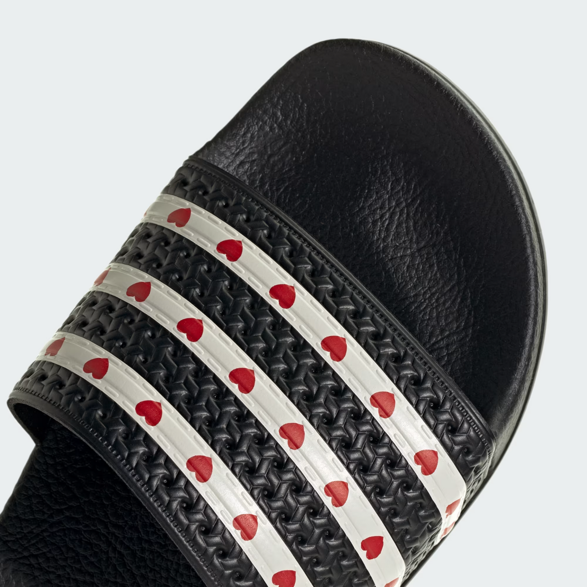 KH9952 adidas Adilette Slides Core Black Wonder White Better Scarlet (Women's)