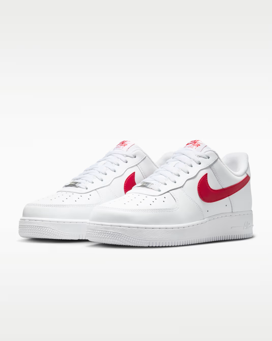 FJ4146-133 Nike Air Force 1 '07 "White/University Red" (Men's)
