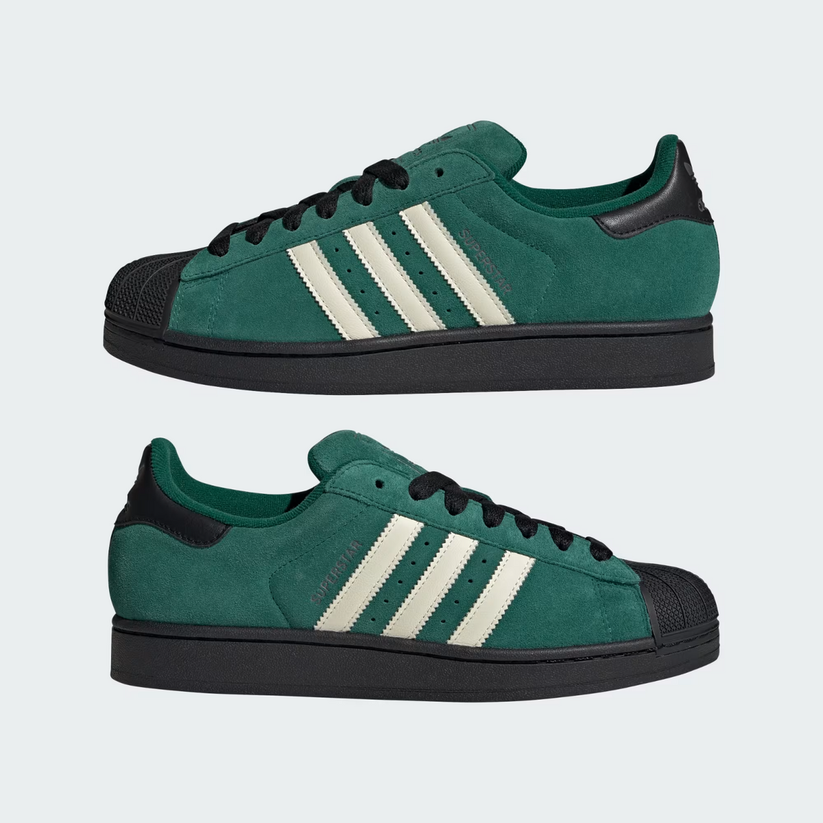 JQ3219 adidas Orignals Superstar 2 Collegiate Green Cream White Core Black (Men