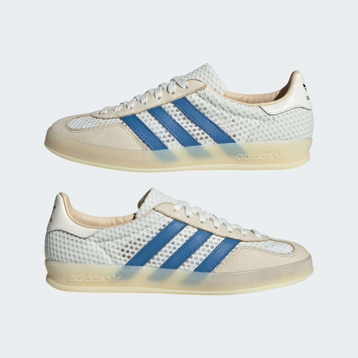 JH5419 adidas Originals Gazelle Indoor Off White Focus Blue Warm Vanilla (Men's)