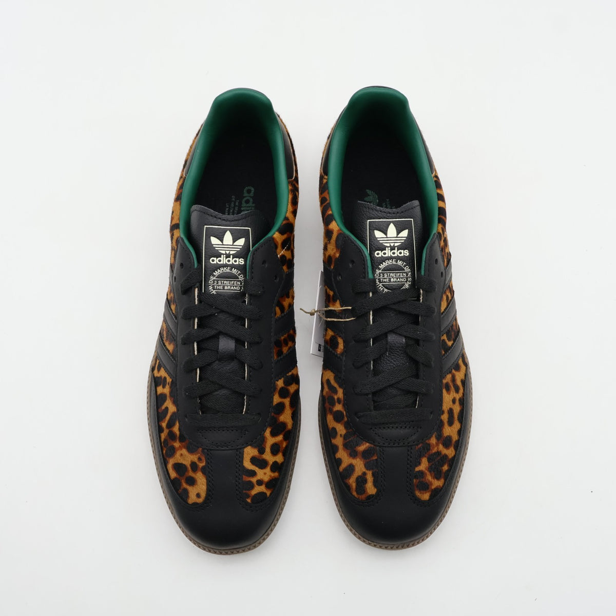 JI2735 adidas Originals Women's Samba OG Leopard Collegiate Green (Women's)