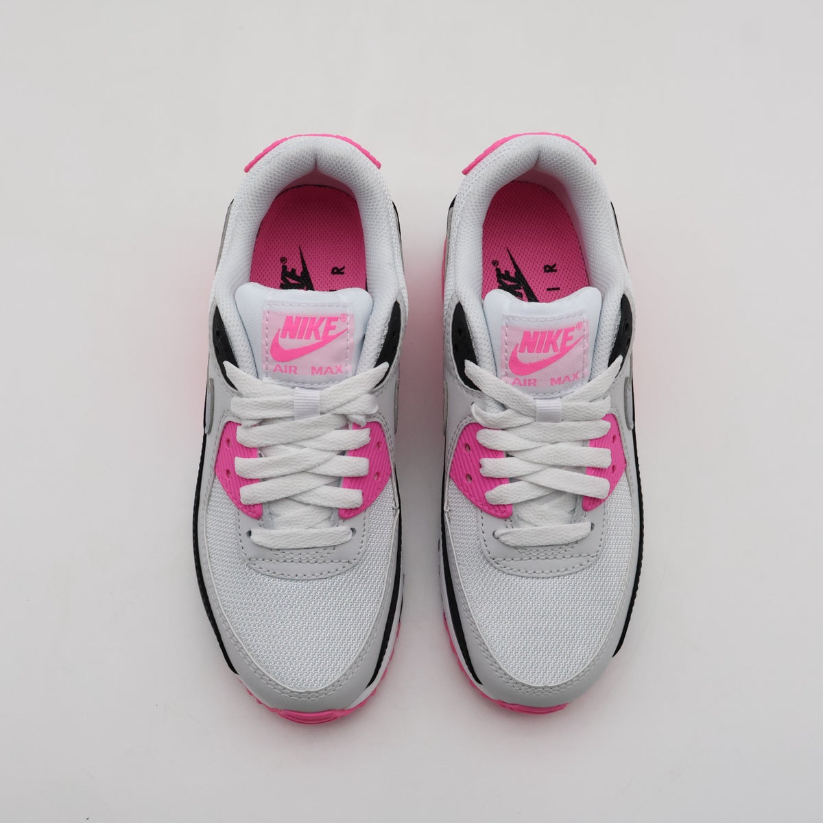 IM4613-100 Nike Air Max 90 OG White Pink Glow Black Wolf Grey (Women's)