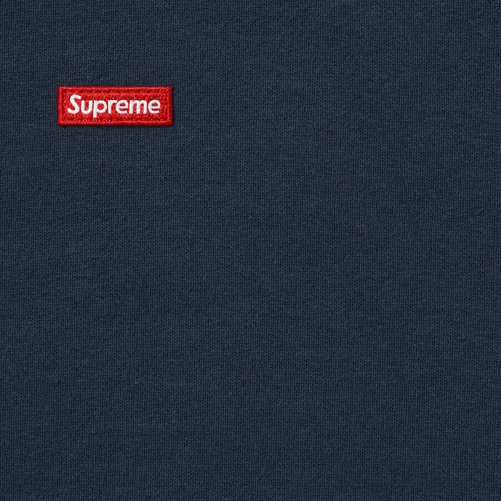 Supreme Small Box Hooded Sweatshirt Navy