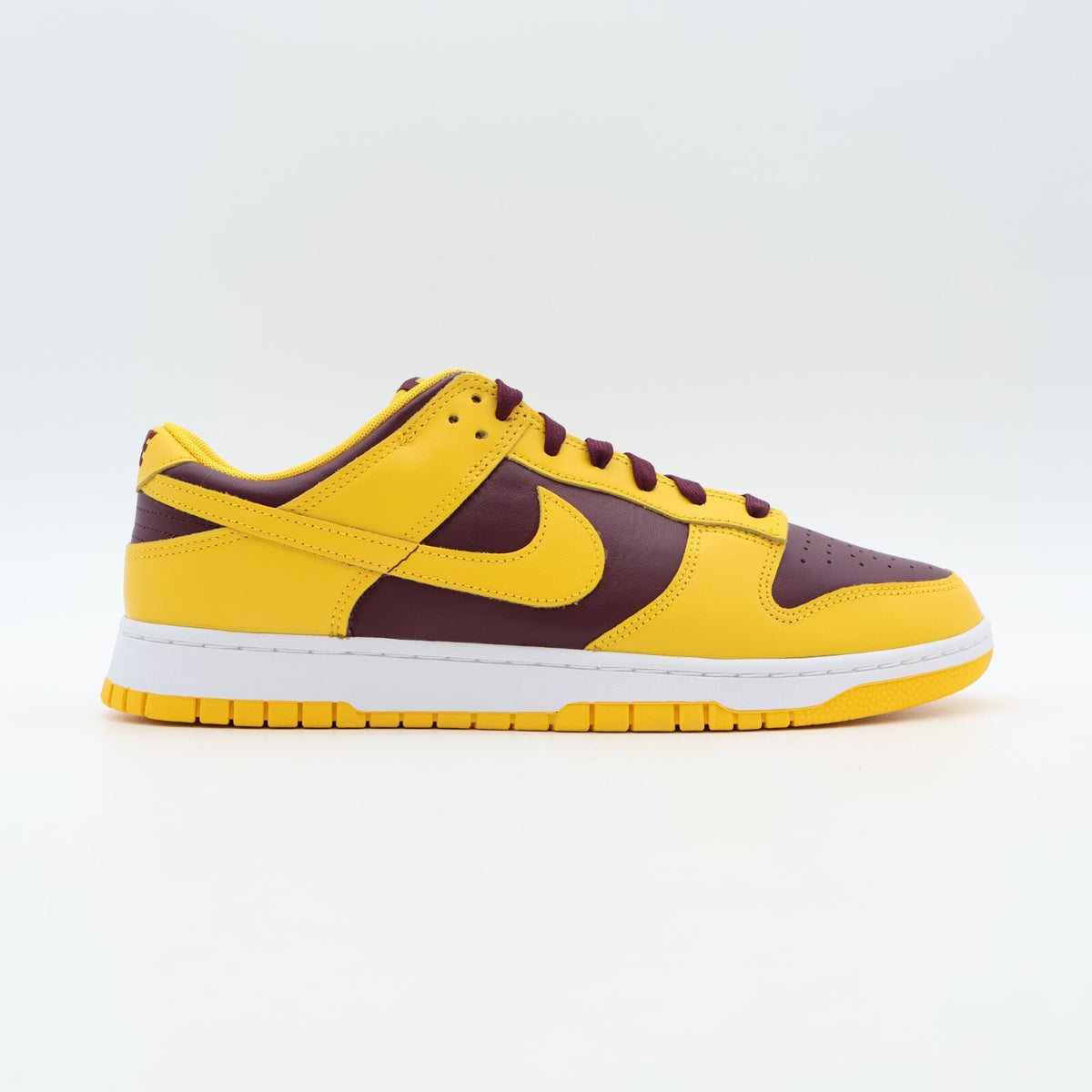 DD1391-702 Nike Dunk Low Arizona State Sun Devils University Gold Maroon (Men's)