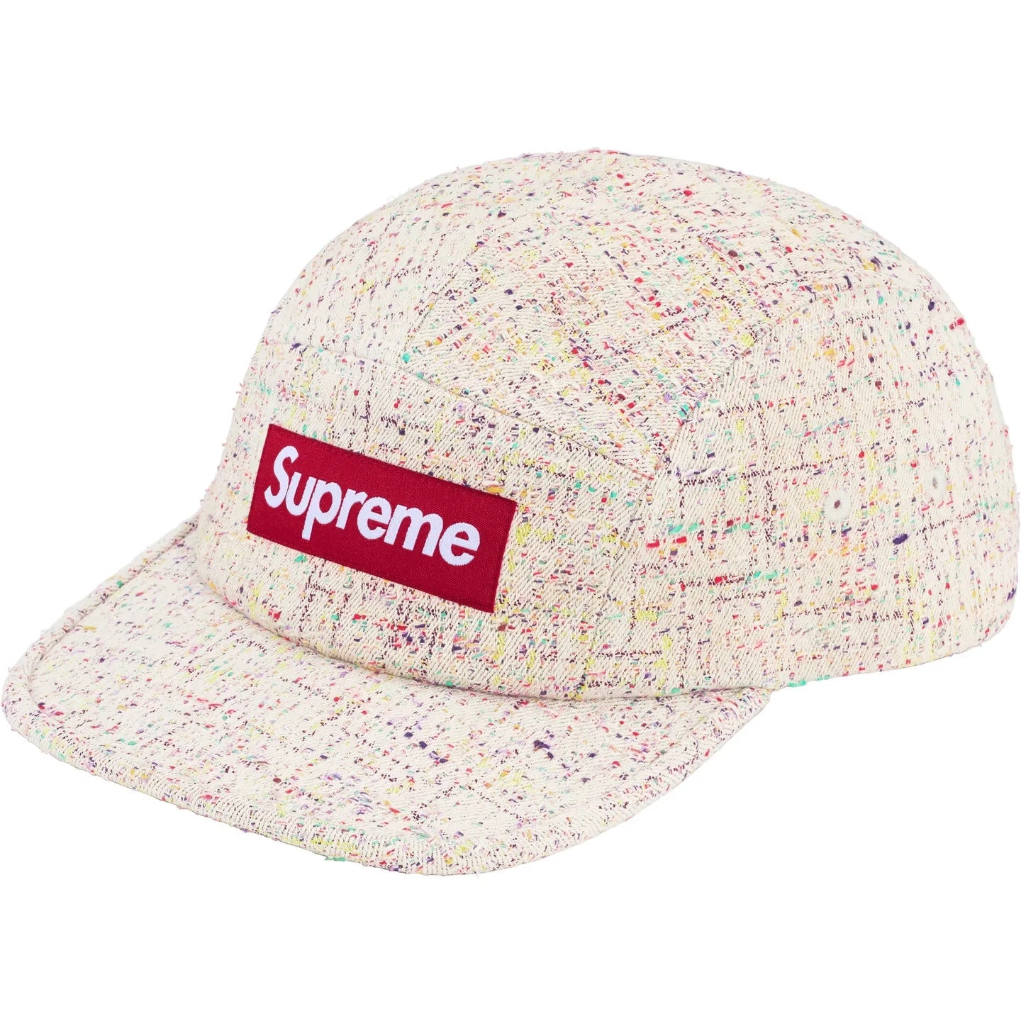 Supreme Denim Boucle Camp Cap Stone
