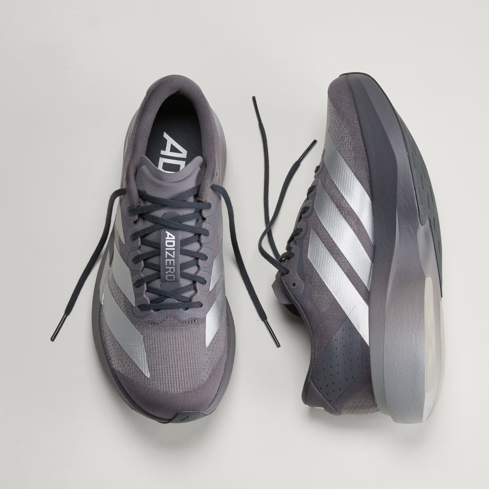 KI9874 Adizero Evo SL "Grey Strata/Silver Metallic" (Men's)