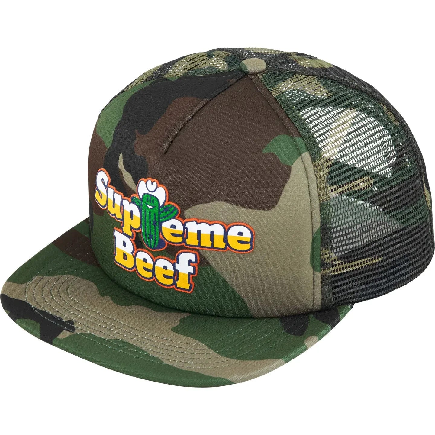 Supreme Beef Mesh Back 5-Panel Camo