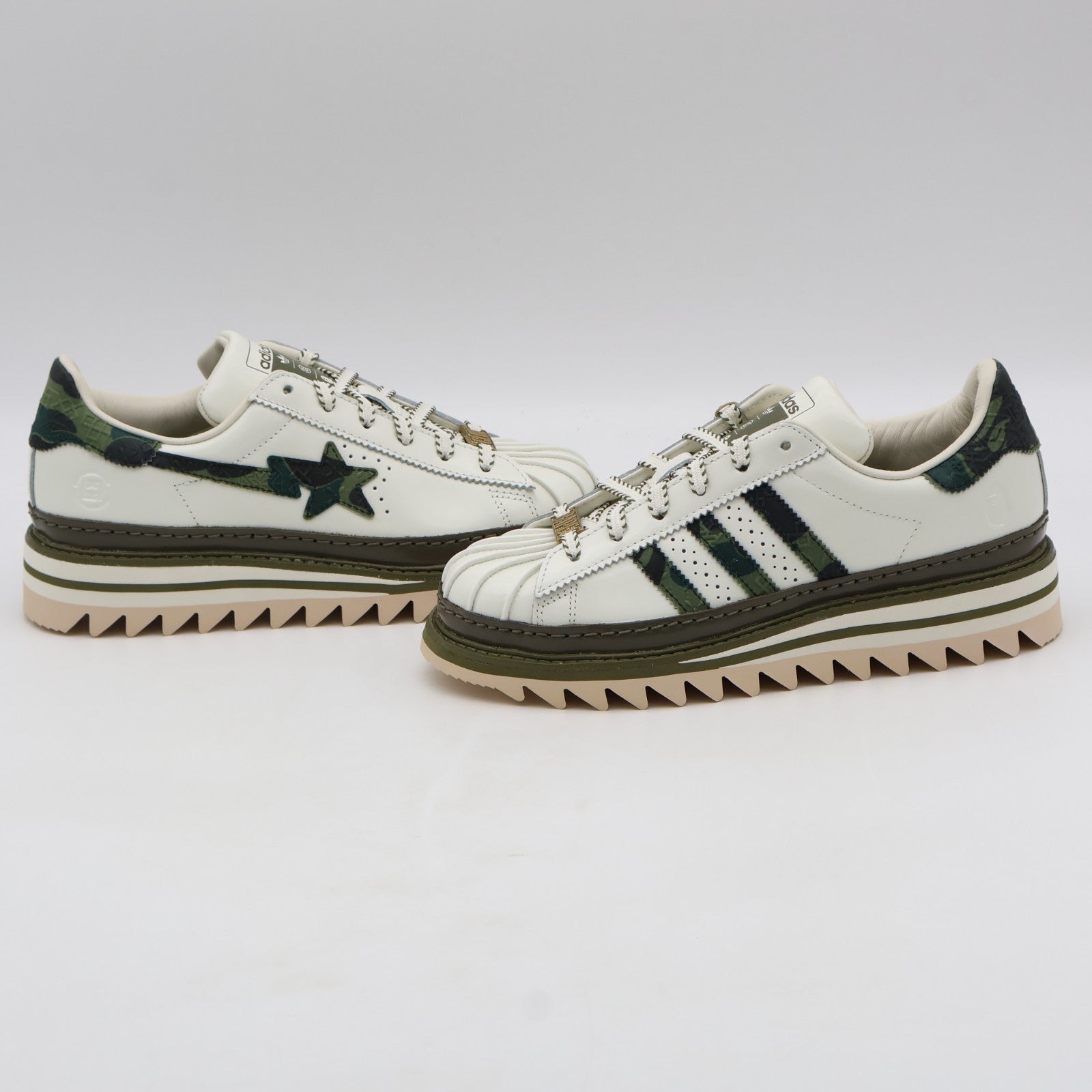 KJ1473 CLOT A BATHING APE adidas Originals Superstar by Edison Chen Green (Men's