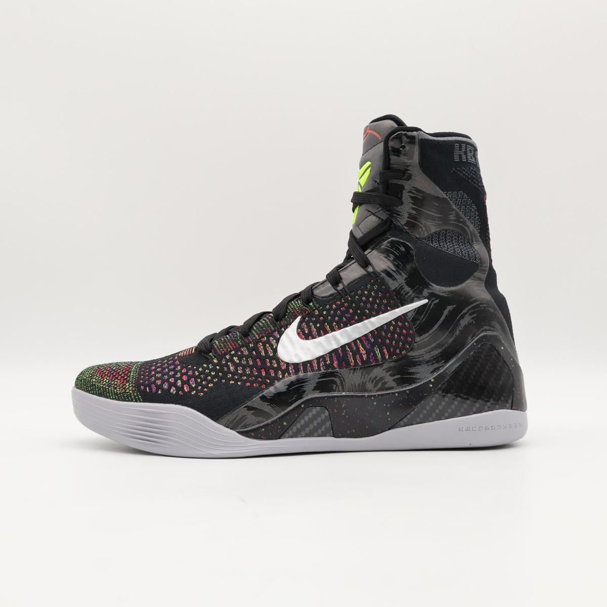 FZ7335-001 Nike Kobe 9 Elite Black and Metallic Silver (Men's)