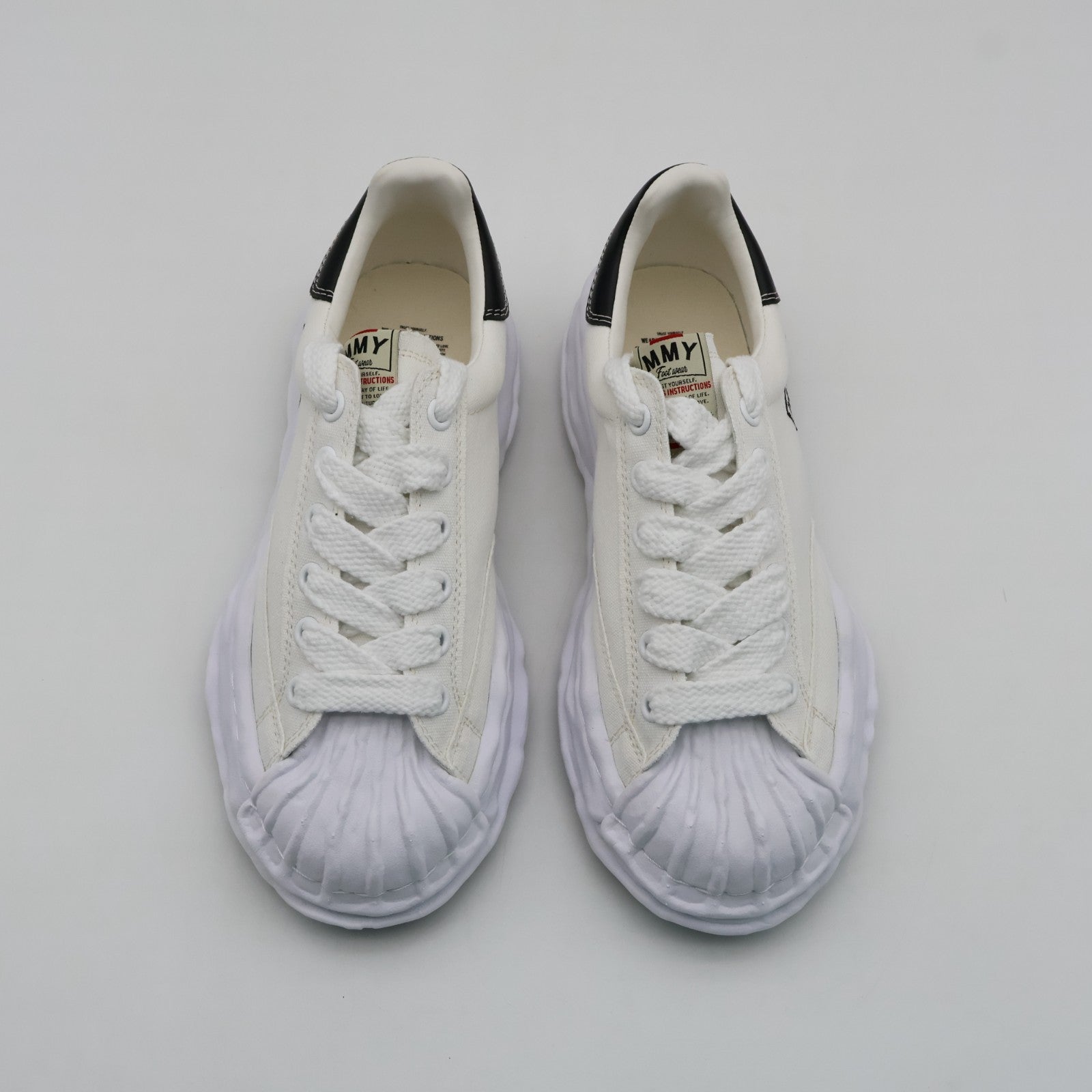 A08FW735-white Maison MIHARA YASUHIRO BLAKEY Original Sole Canvas Low (Men's)