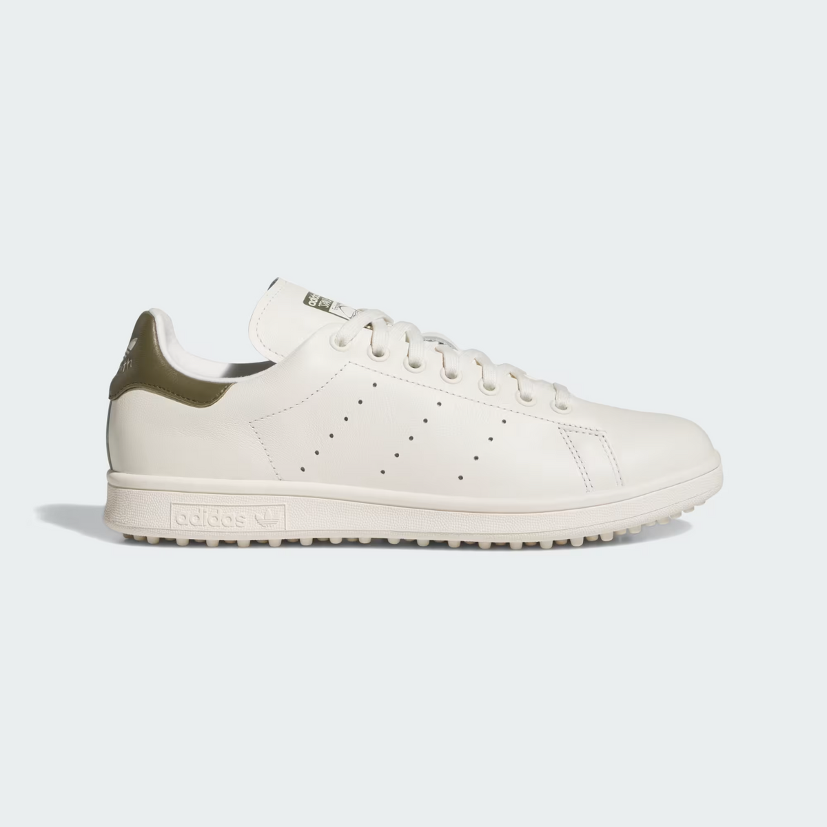 JH6156 adidas Stan Smith Golf Full Grain Leather Off White/Olive Strata (Men's)