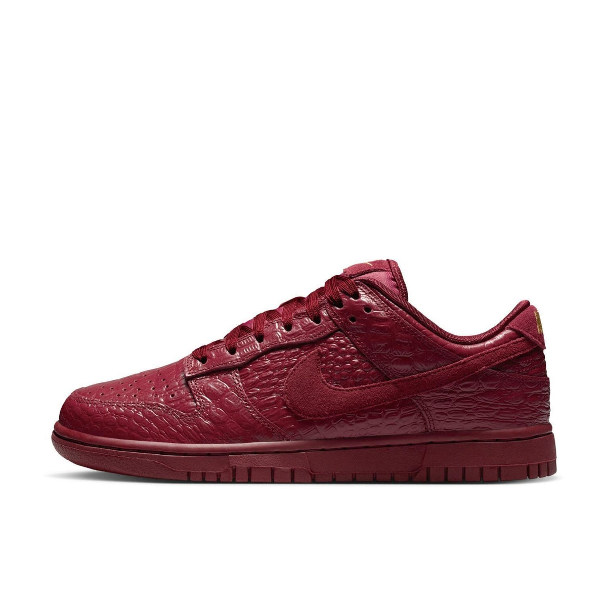 HV4388-600 Nike Dunk Low Crocodile Team Red (Women's)