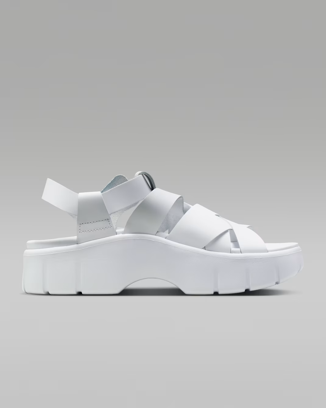 IB8841-100 Nike Jordan Willow Sandal White/Metallic Silver (Women's)