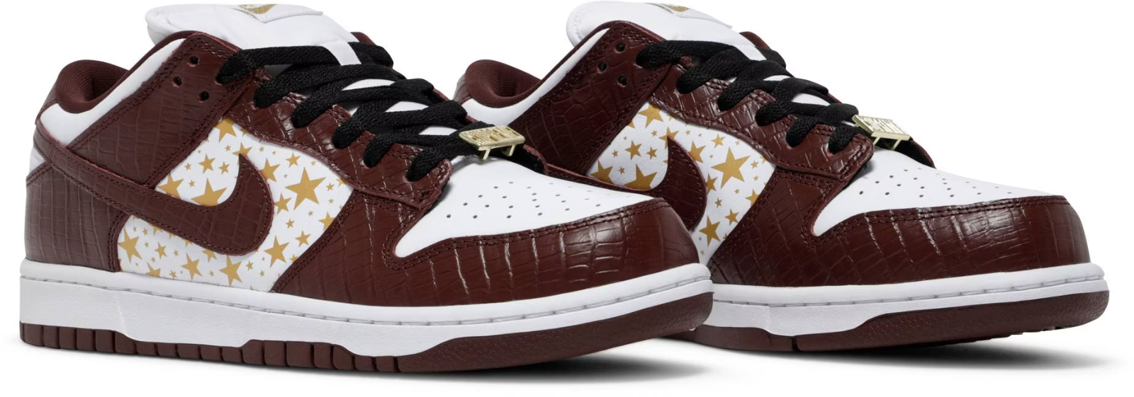 DH3228-103 Supreme Ã Nike SB Dunk Low OG QS Gold Stars (Men's)