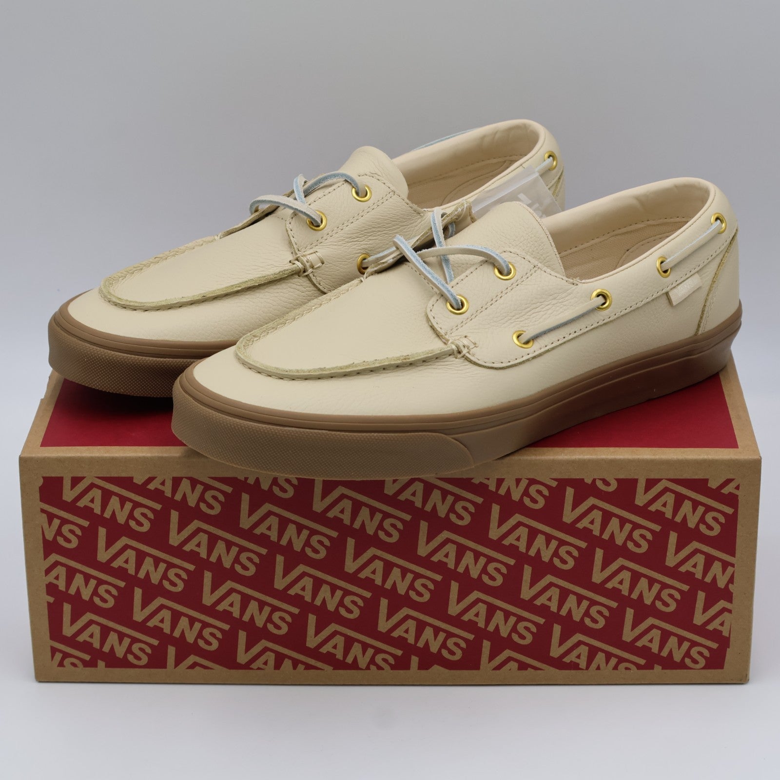 VN000Z11TAN Vans 2 Eyelet Boat Shoe Leather Tan (Men's)