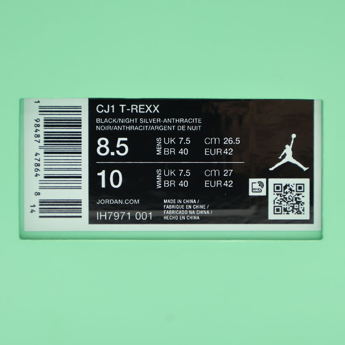IH7971-001 Travis Scott Ã Chase B Ã Nike Jumpman Jack TR CJ1 T-Rexx (Men's)