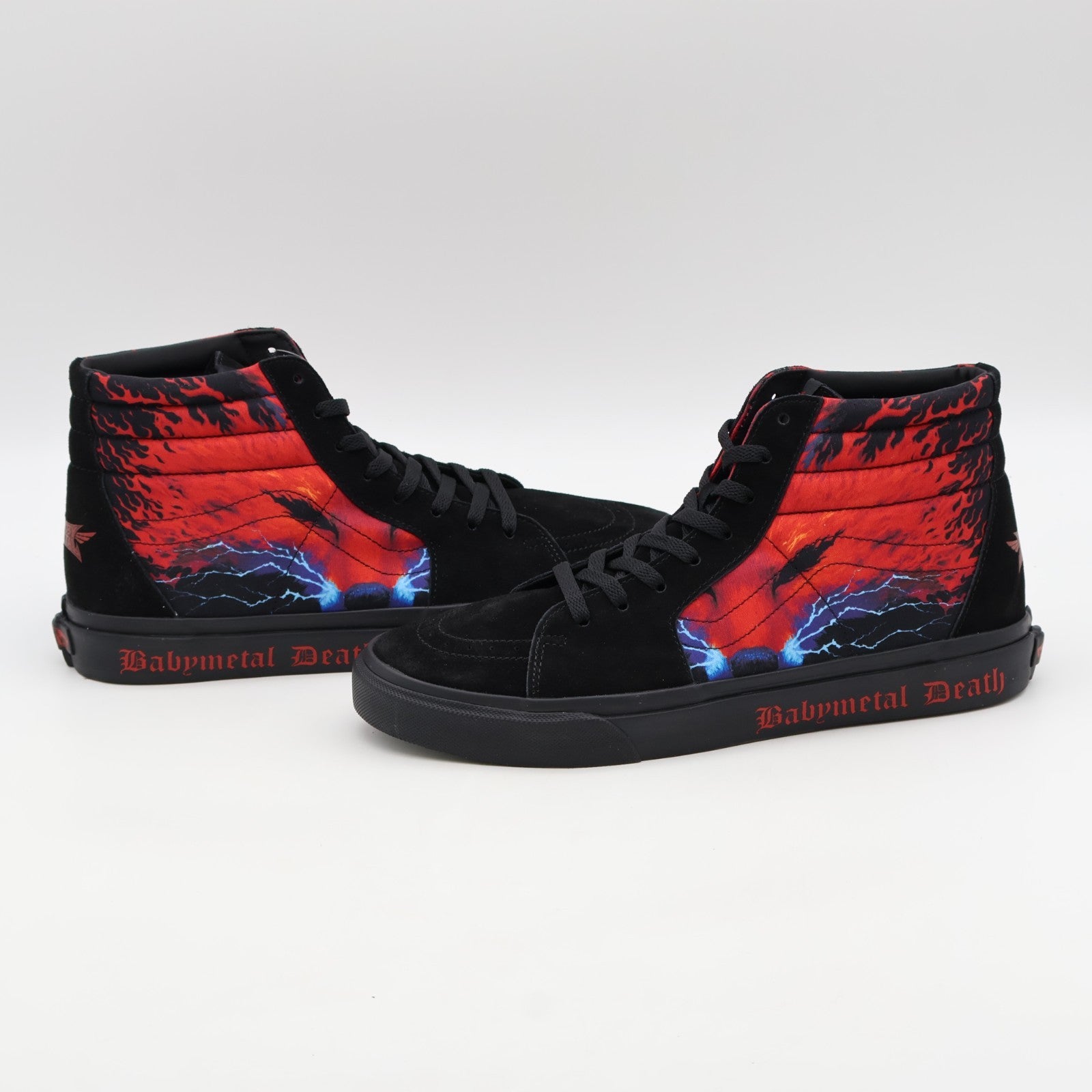 703001-0001 BABYMETAL Vans Sk8-Hi Black Red (V38CF BABYMETAL) (Men's)