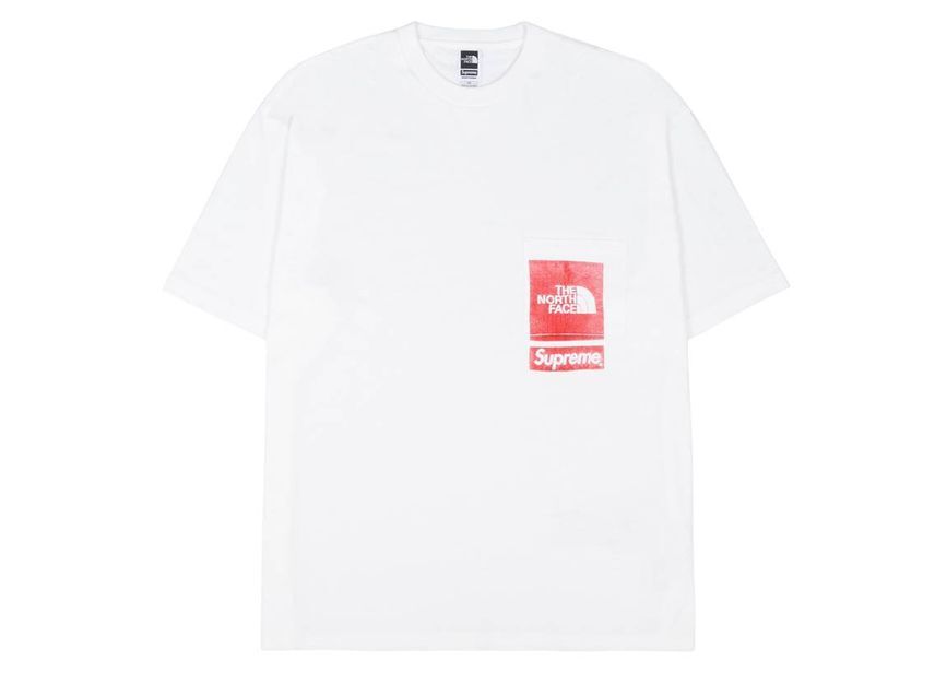 Supreme The North Face Printed Pocket Tee White