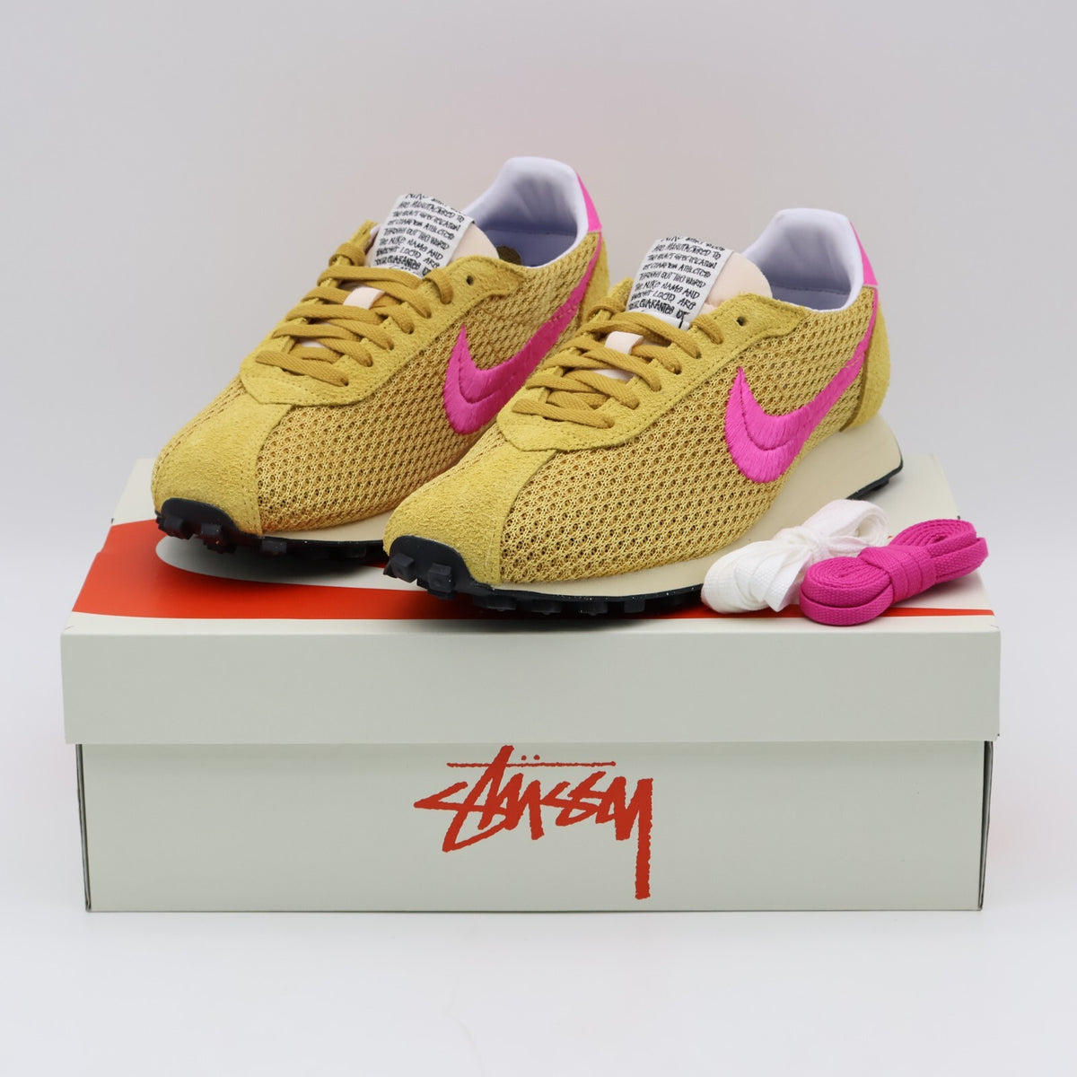 FQ5369-700 Stussy Nike LD-1000 Sanded Gold and Laser Fuchsia (Men's)