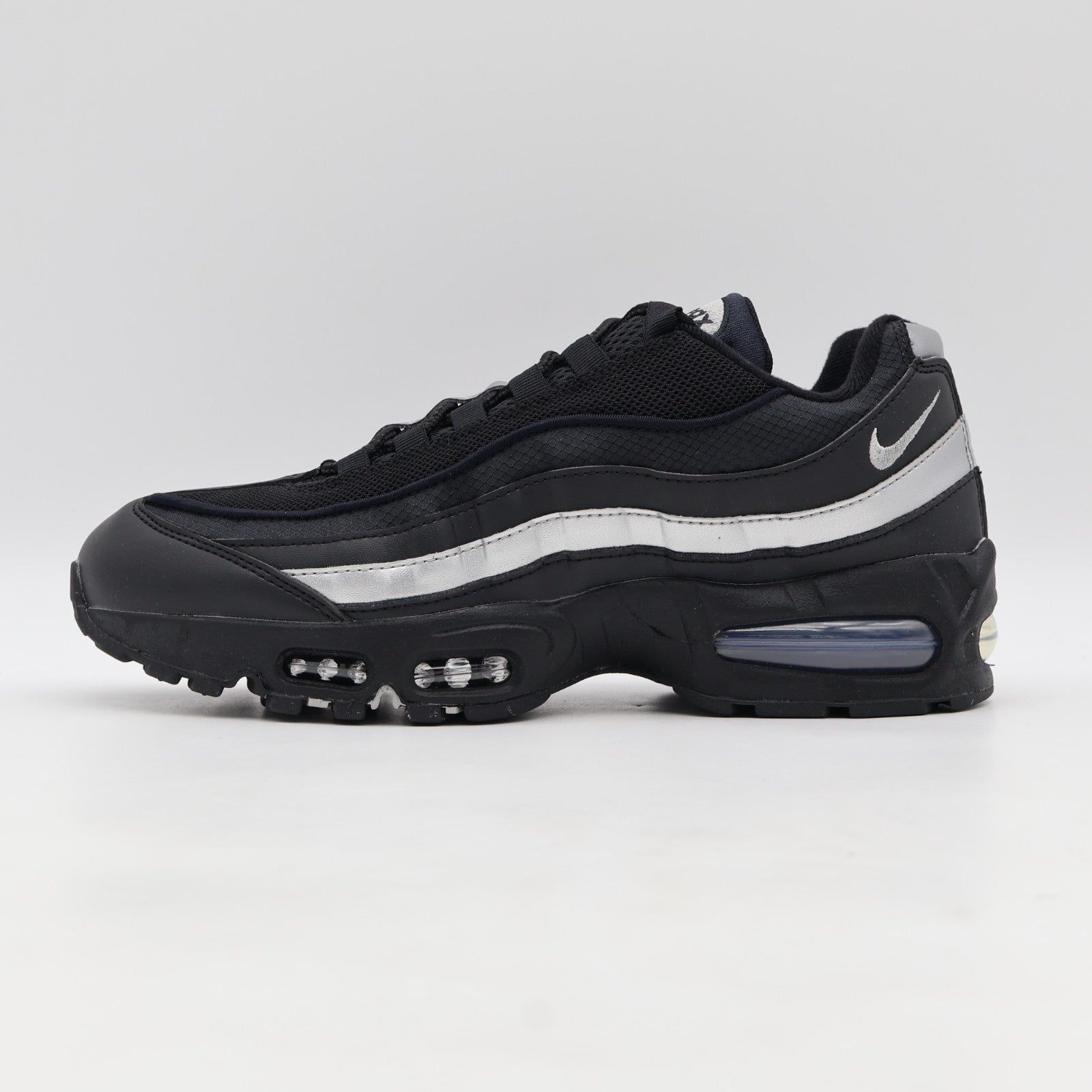IB1667-003 Nike Air Max 95 OG Big Bubble Black White Metallic Silver (Men's)