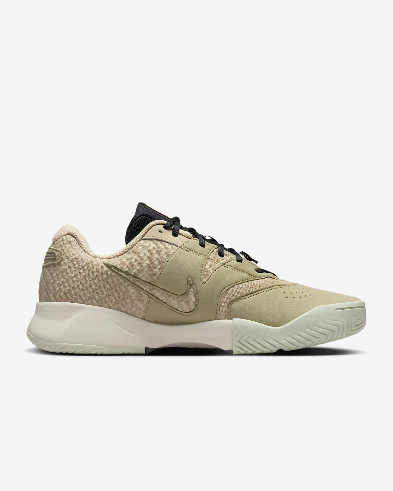 HV1474-200 NikeCourt Lite 4 Heritage Tennis Shoes Desert Khaki Neutral  (Men's)