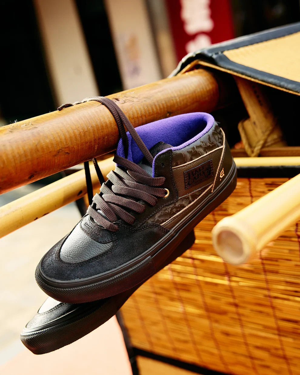 SNDN-SNKR-10892 Evisen Skateboards Ã Vans Skate Half Cab "Deep Mahogany" (Men's)
