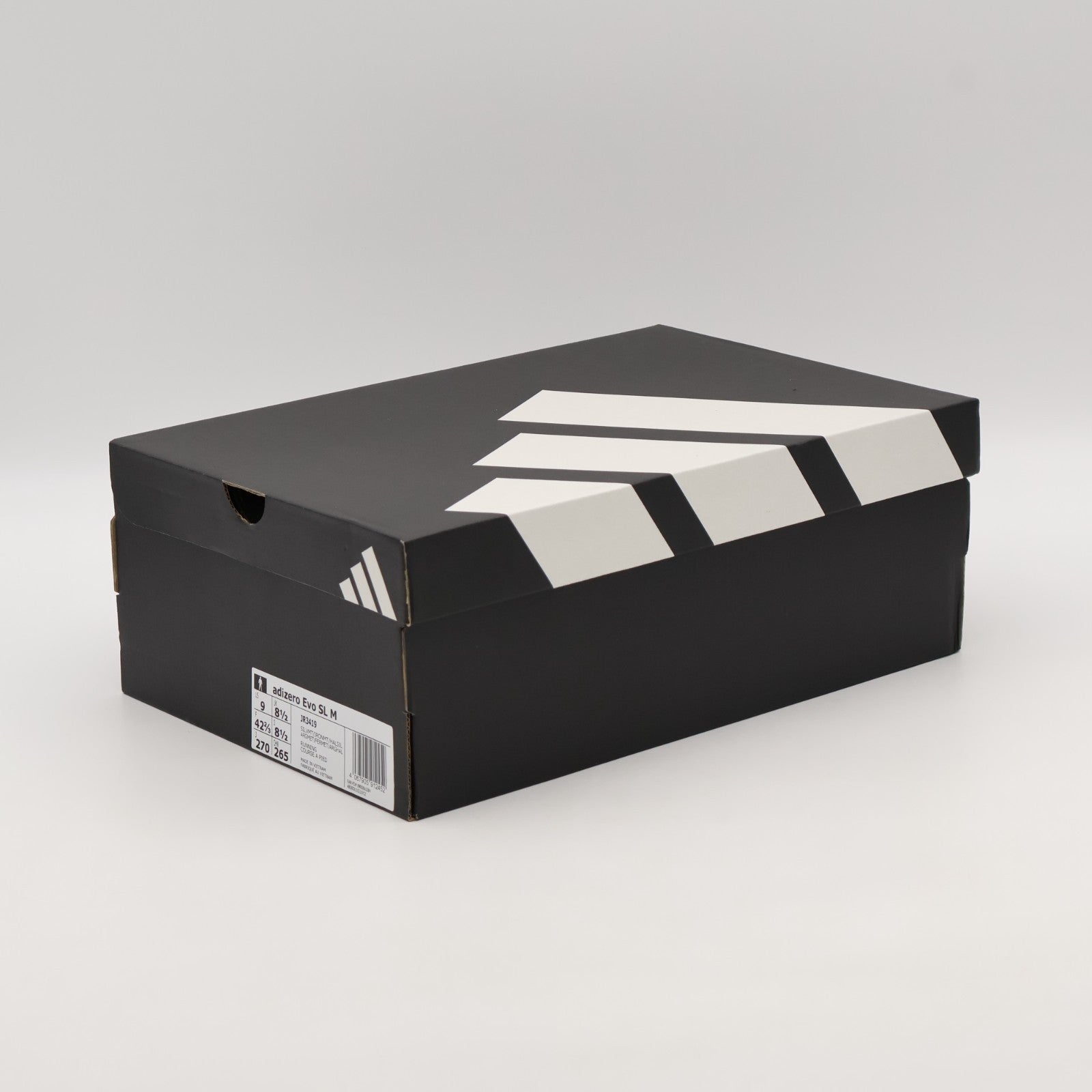 JR3419 adidas Adizero Evo SL Silver Metallic Iron Metallic Halo Silver (Men's)