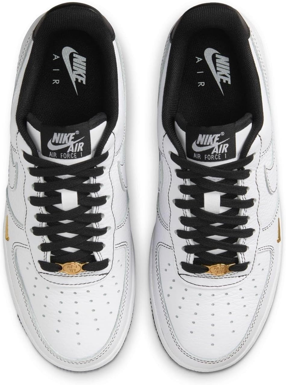 IB6543-101 Nike Air Force 1 Low White Black  (Women's)