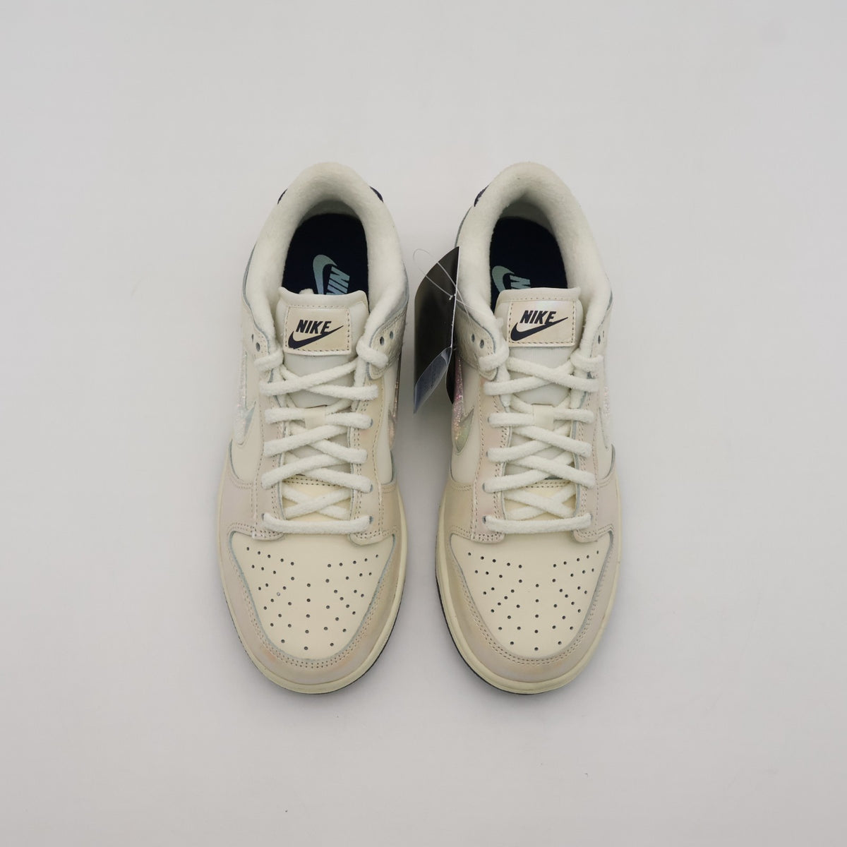 IM6571-027 Nike Dunk Low Mini Swoosh Soft Pearl (Women's)