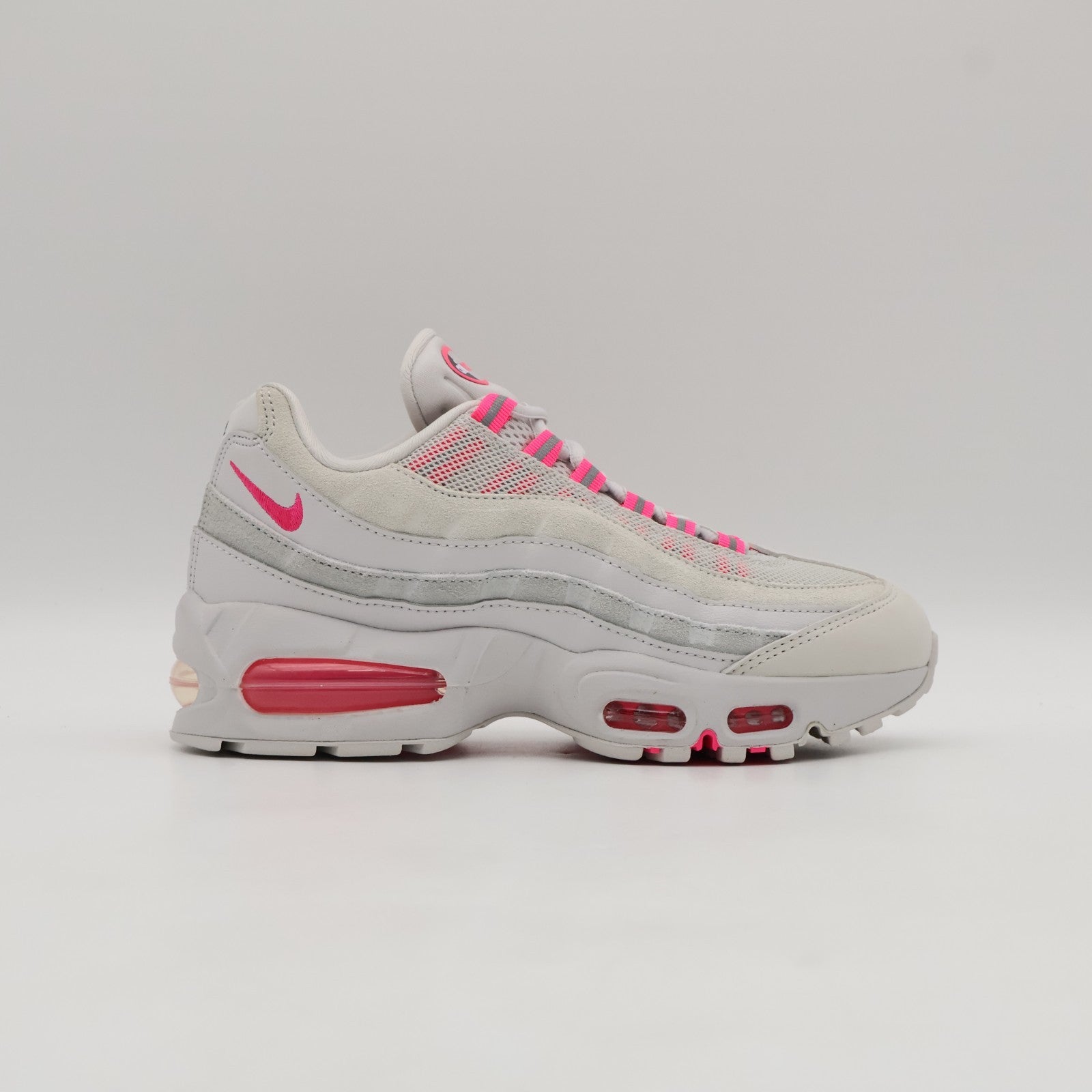 IB6396-002 Nike Air Max 95 OG Big Bubble Vast Grey Hyper Pink (Women's)