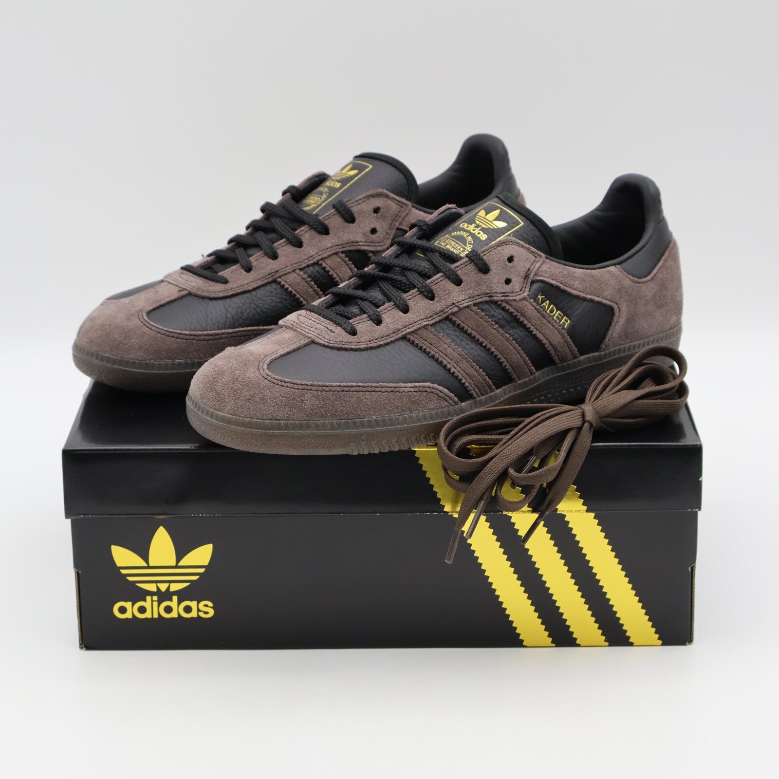 IF9235 Kader Sylla adidas Originals Samba ADV Core Black Brown Gum (Men's)