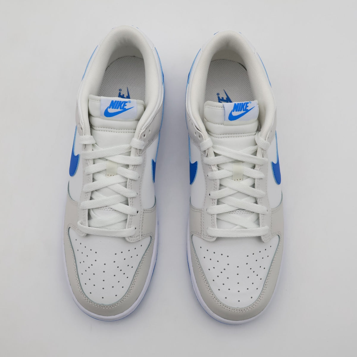 DV0831-108 Nike Dunk Low Summit White Photo Blue Platinum Tint (Men's)