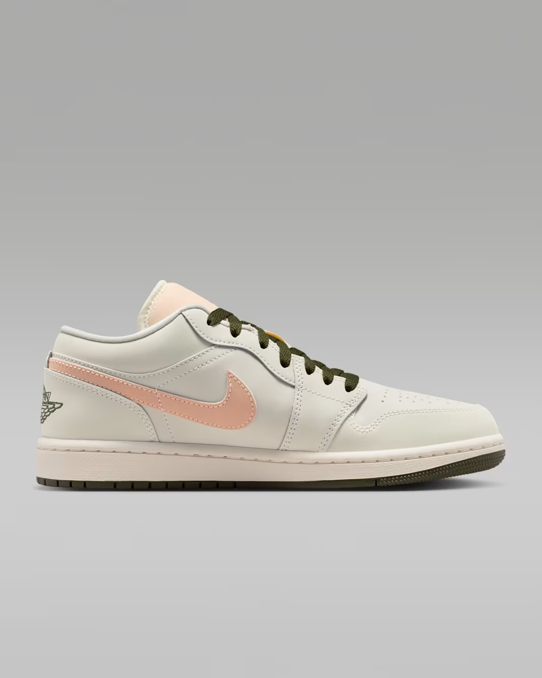 DC0774-111 Nike Air Jordan 1 Low Sail Crimson Tint (Women's)