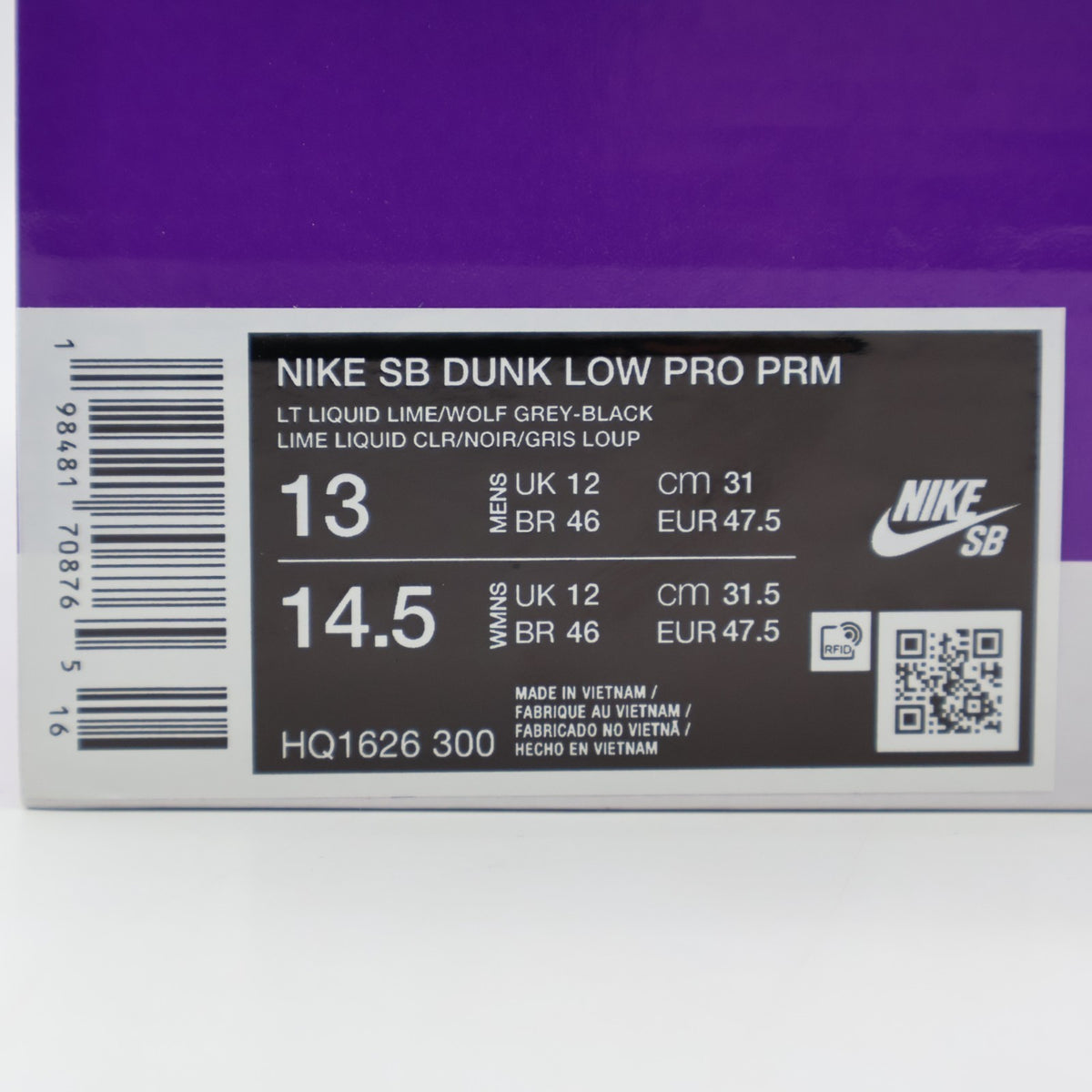 HQ1626-300 Nike SB Dunk Low Pro Verdugo Mountain (Men's)