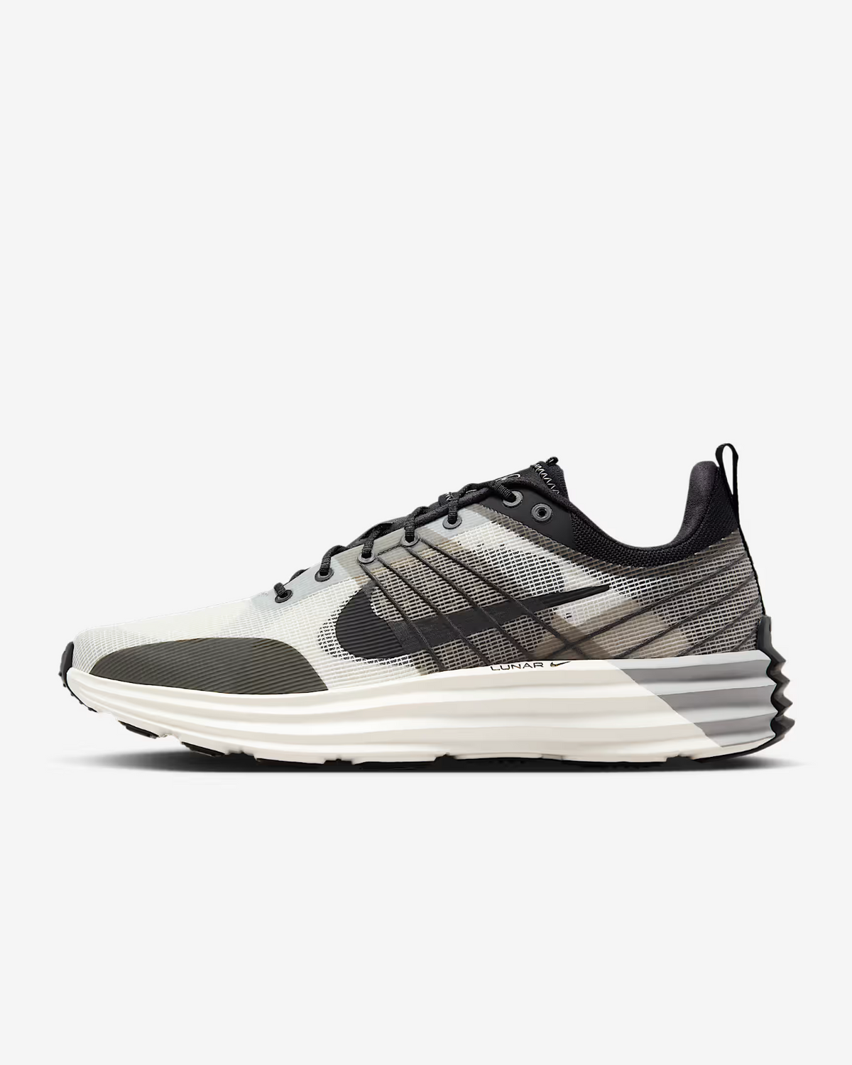 DV2440-102 Nike Lunar Roam Summit White Light Smoke Grey Black Black (Men's)