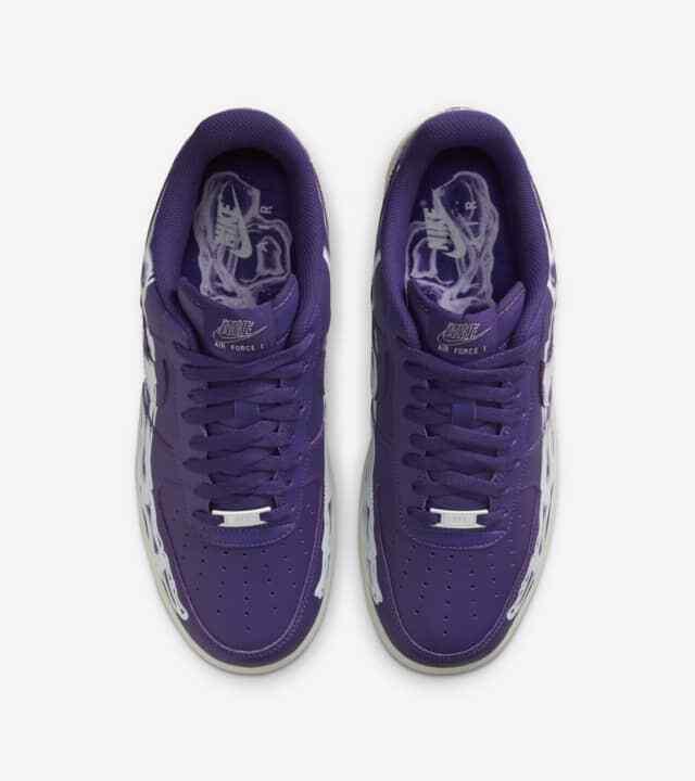 CU8067-500 Nike Air Force 1 Purple Skeleton (Men's)