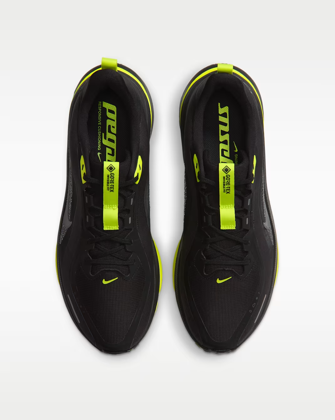 IQ0450-001 Nike Pegasus 42 GORE-TEX "Black/Lemon Venom" (Men's)