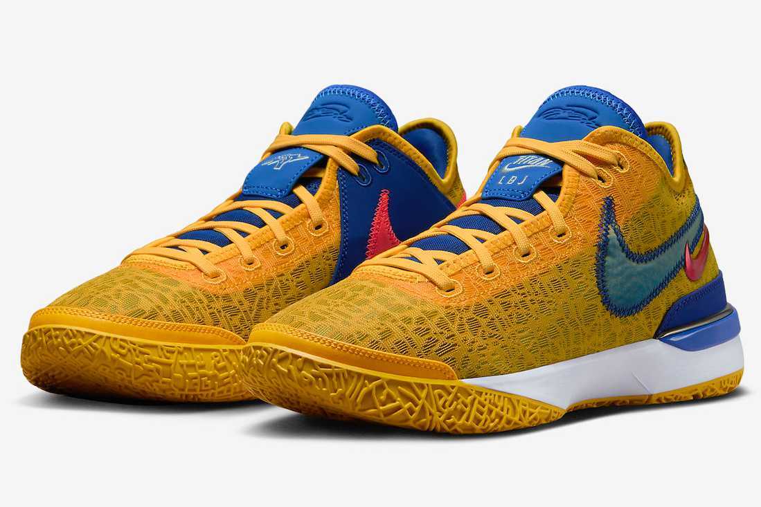 DZ2916-700 Titan Ã Nike Zoom LeBron NXXT Gen University Gold