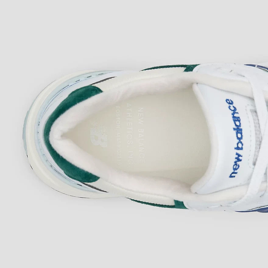 U992GB New Balance 992 White Green Athletic (Men's)