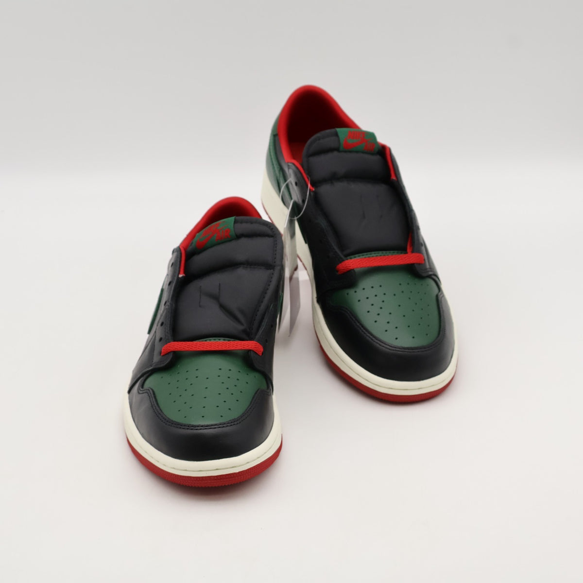 CZ0775-036 Nike Air Jordan 1 Retro Low OG Black and Gorge Green (Women's)