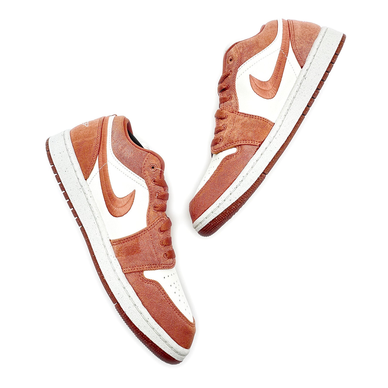 FN3722-801 Nike Air Jordan 1 Low SE Canvas Sky J Orange Sail (Women's)
