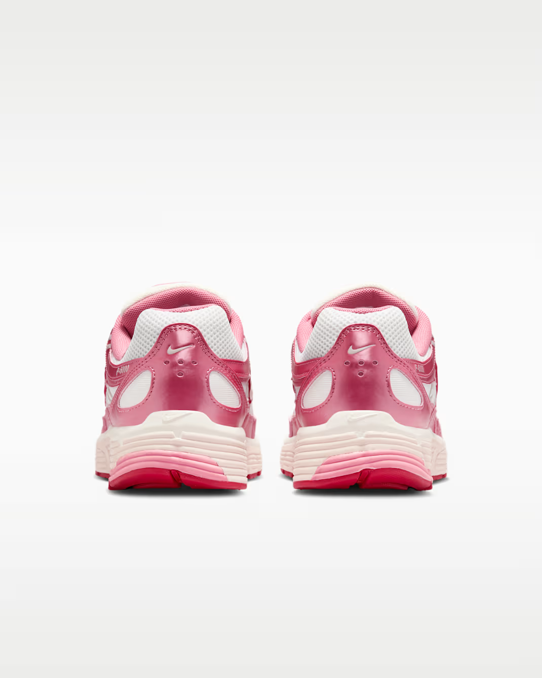 IO3496-100 Nike P-6000 Summit White Peony Team Crimson Silt Red (Women's)