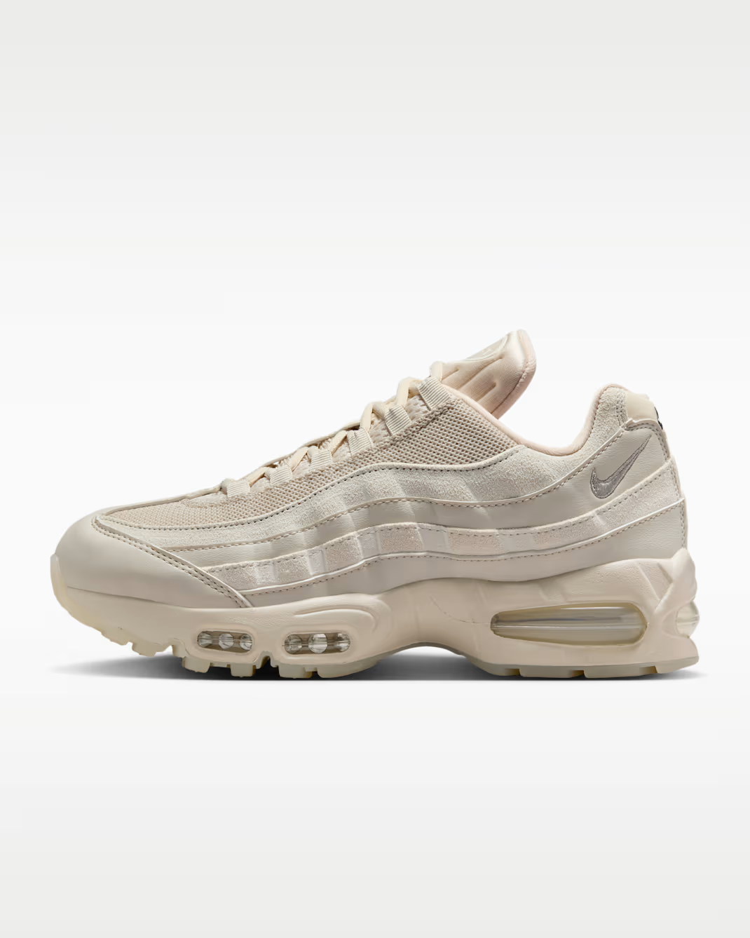 IB6396-101 Nike Women's Air Max 95 Big Bubble "Soft Pearl"