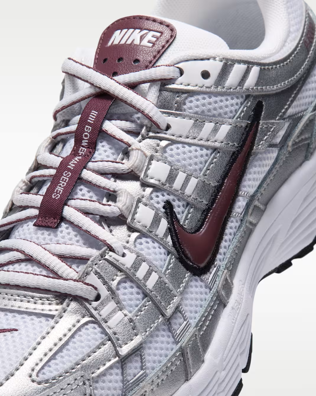 BV1021-112 Nike P-6000 "White/Metallic Silver" (Women's)