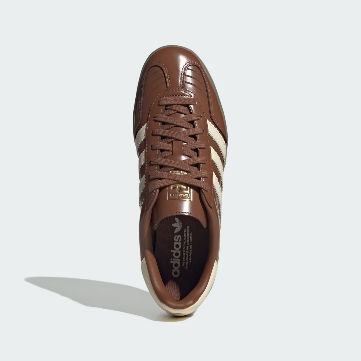 IH9680 Adidas Gazelle Indoor "Preloved Brown/Wonder White" (Men's)